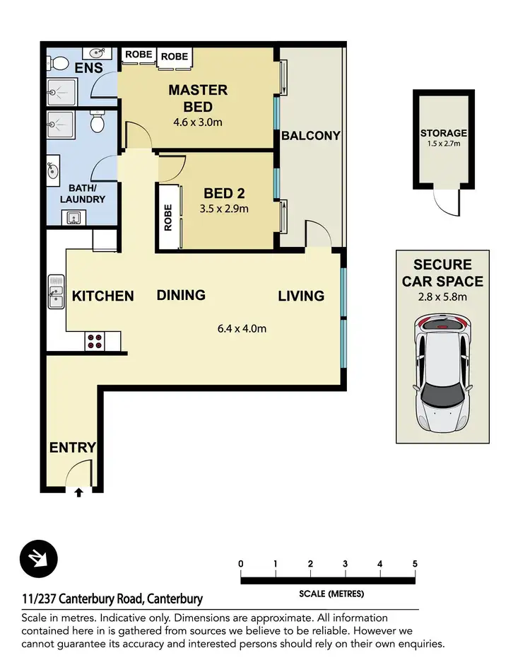 Floorplan of Homely apartment listing, 11/237-239 Canterbury Road, Canterbury NSW 2193