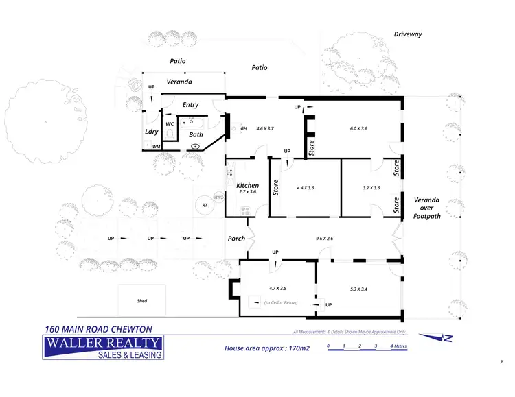 Floorplan of Homely house listing, 160 Main Road, Chewton VIC 3451
