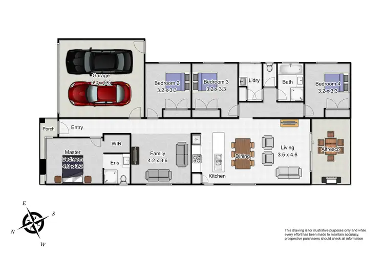 Floorplan of Homely house listing, 16 Naomi Street, Pakenham VIC 3810