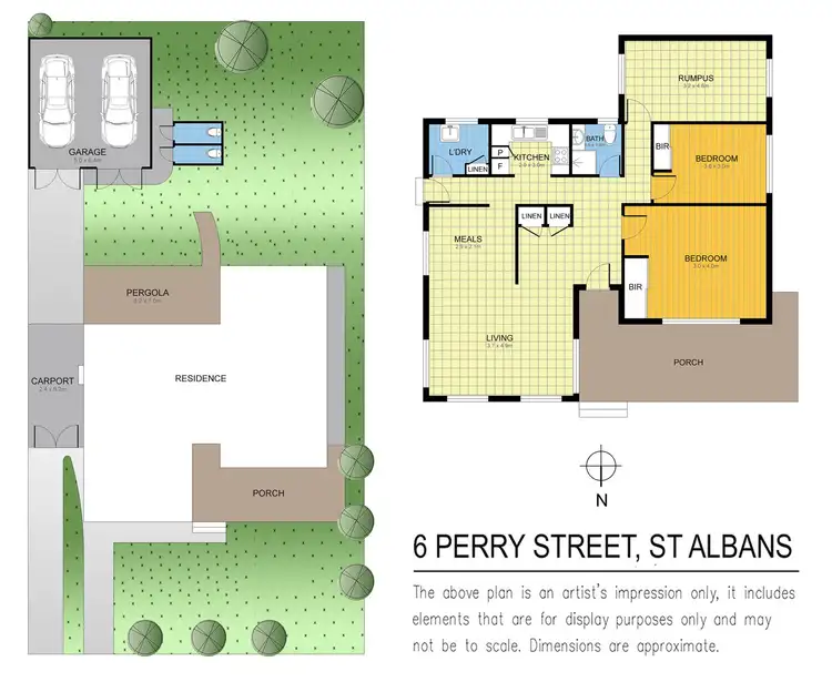 Floorplan of Homely house listing, 6 Perry Street, St Albans VIC 3021
