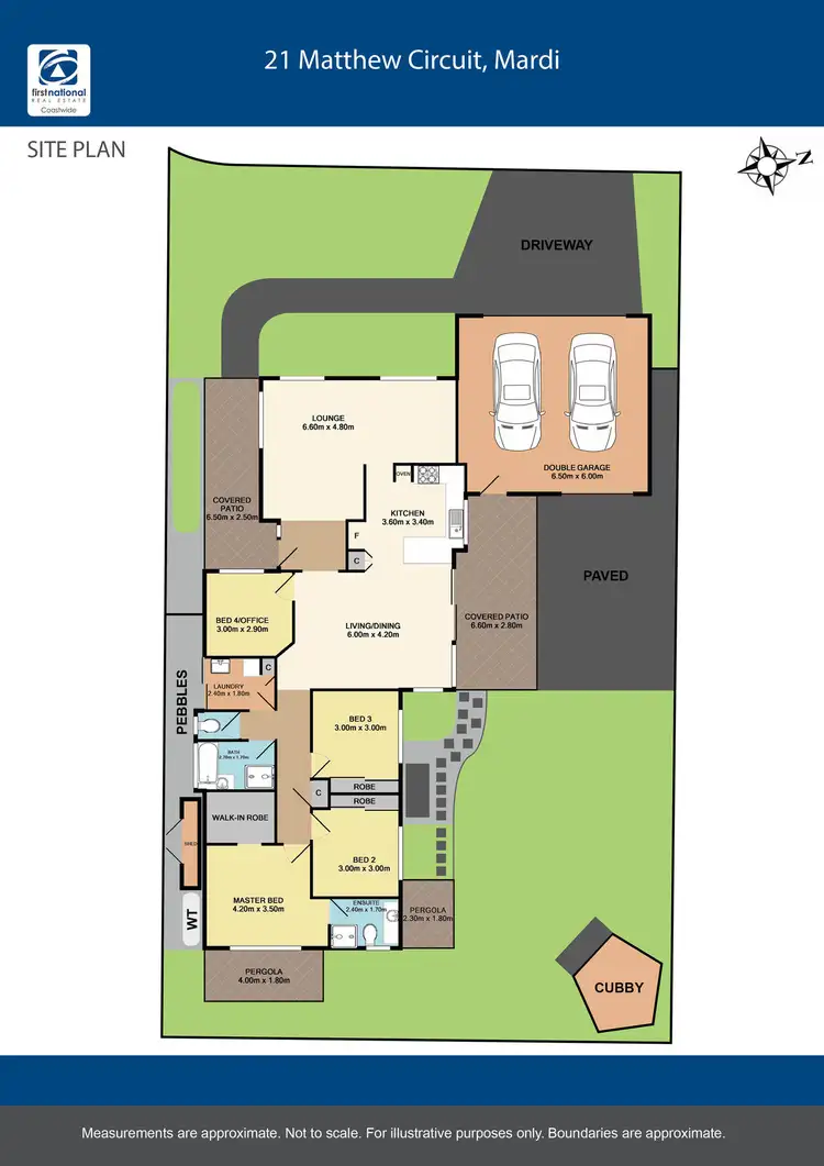 Floorplan of Homely house listing, 21 Matthew Circuit, Mardi NSW 2259