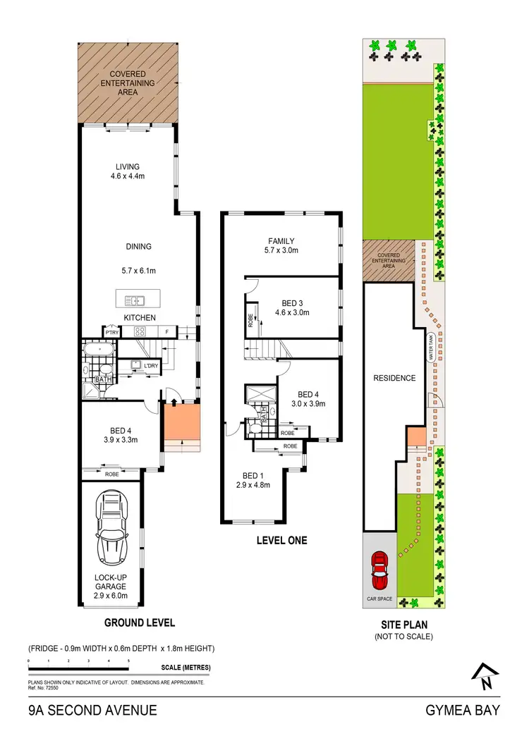 Floorplan of Homely semi-detached listing, 9a Second Avenue, Gymea Bay NSW 2227