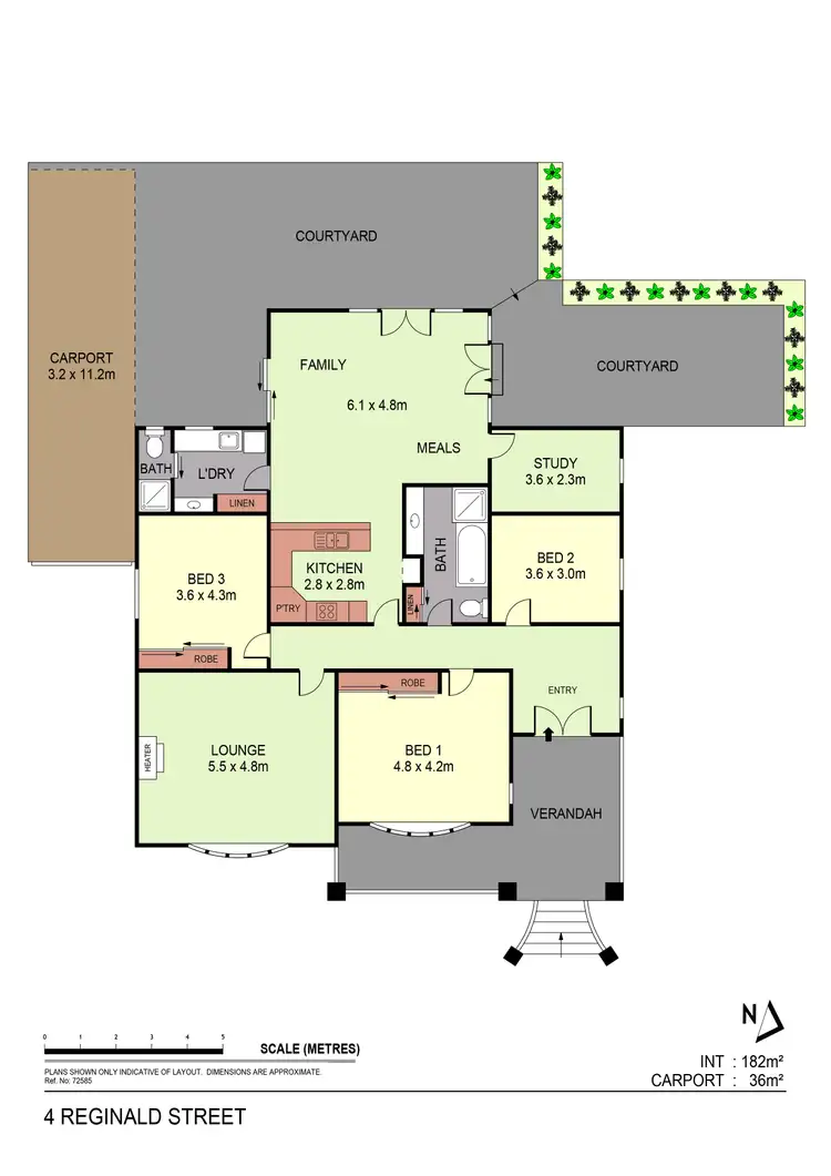 Floorplan of Homely house listing, 4 Reginald Street, Quarry Hill VIC 3550