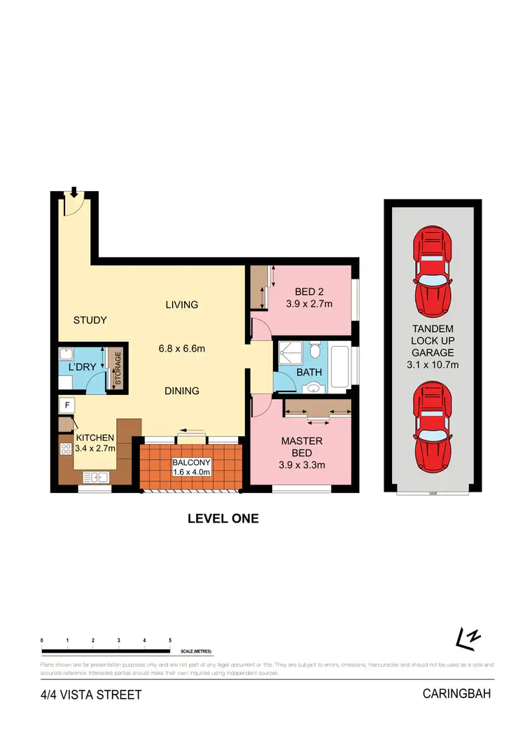 Floorplan of Homely unit listing, 4/4 Vista Street, Caringbah NSW 2229