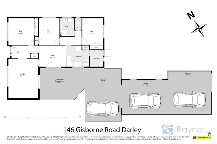 Floorplan of Homely house listing, 146 Gisborne Road, Darley VIC 3340
