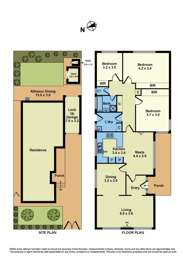 Floorplan of Homely house listing, 18 Andrew Street, Sunshine VIC 3020