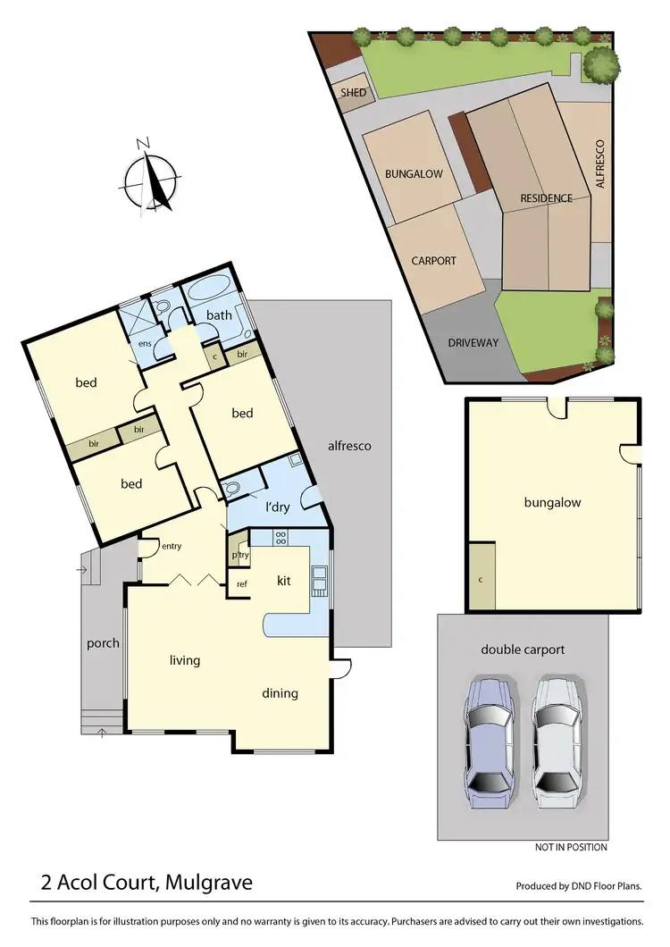 Floorplan of Homely house listing, 2 Acol Court, Mulgrave VIC 3170