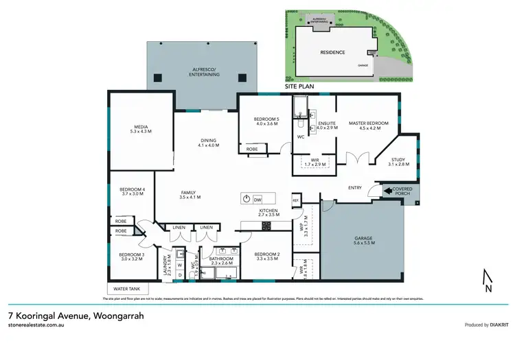 Floorplan of Homely house listing, 7 Kooringal Avenue, Woongarrah NSW 2259