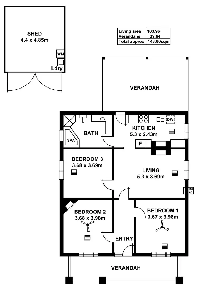 Floorplan of Homely house listing, 28 Stevenson Street, Nailsworth SA 5083