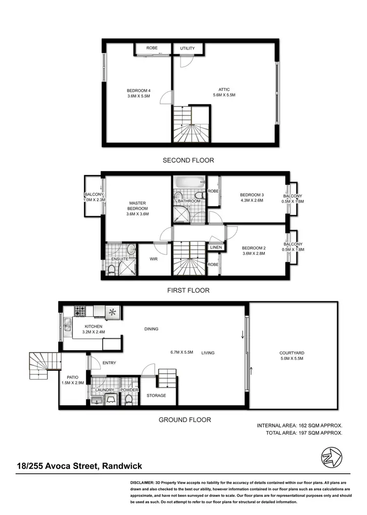 Floorplan of Homely townhouse listing, 18/6-10 Dine Street, Randwick NSW 2031
