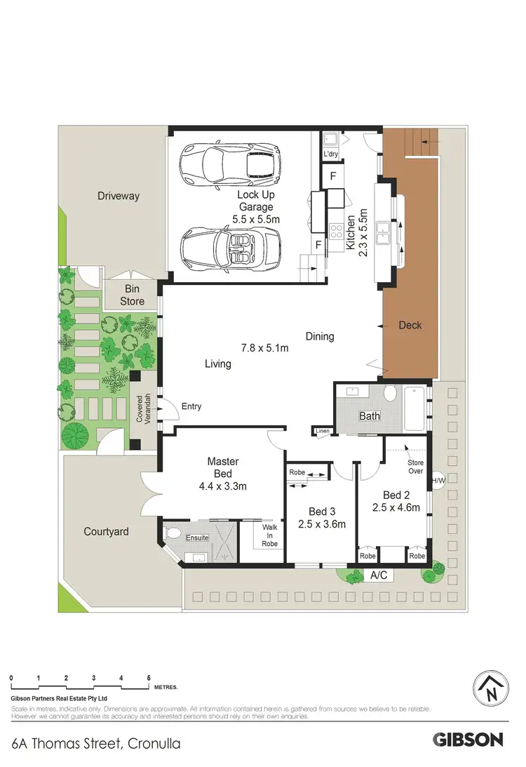 Floorplan of Homely villa listing, 6A Thomas Street, Cronulla NSW 2230