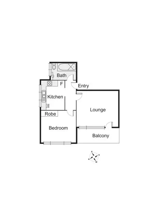 Floorplan of Homely apartment listing, 5/15 Pine Avenue, Elwood VIC 3184