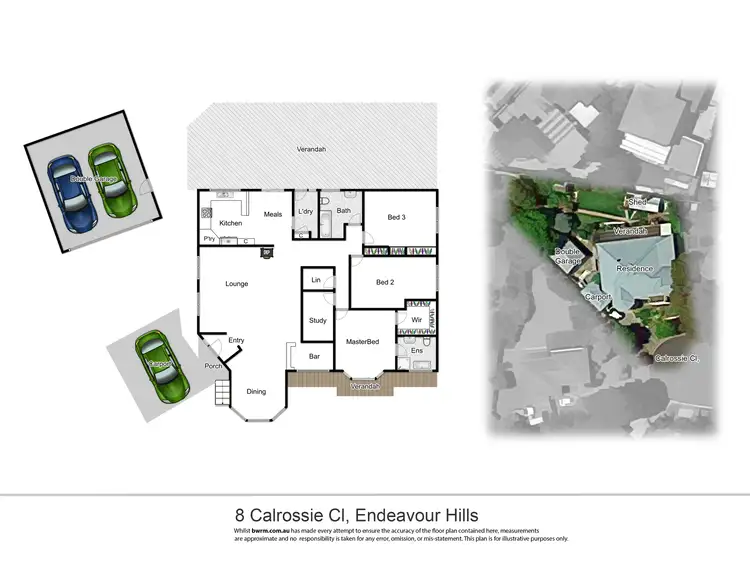 Floorplan of Homely house listing, 8 Calrossie Close, Endeavour Hills VIC 3802