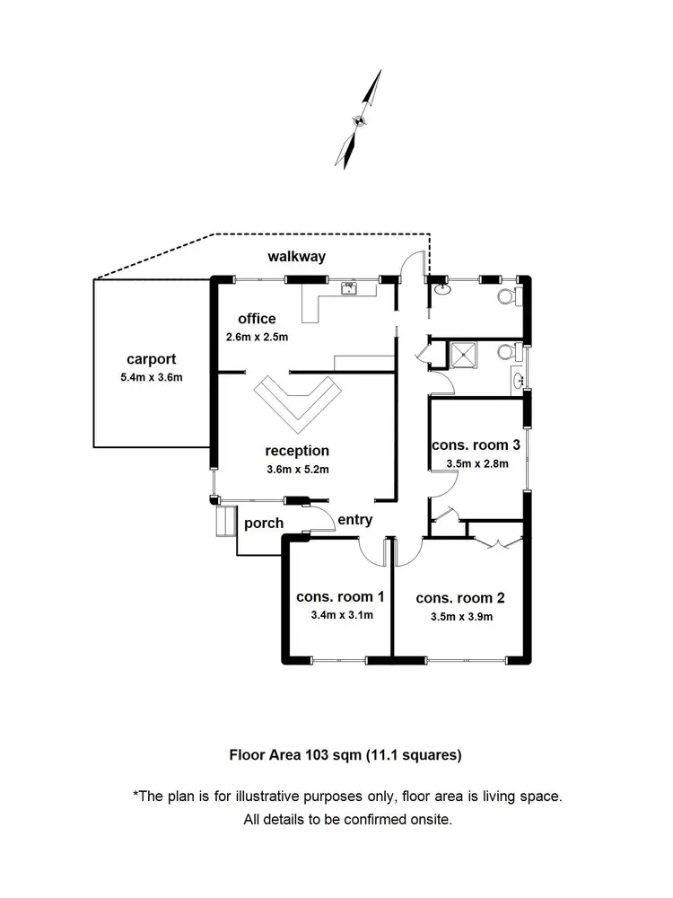 Floorplan of Homely house listing, 26 Symons Street, Healesville VIC 3777