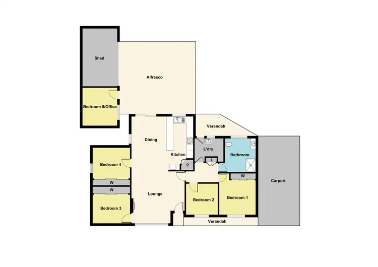 Floorplan of Homely house listing, 9 Faraday Street, Avoca VIC 3467