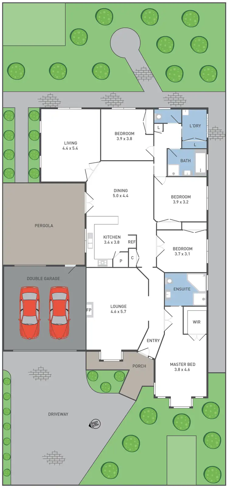 Floorplan of Homely house listing, 32 Albert Place, Hoppers Crossing VIC 3029