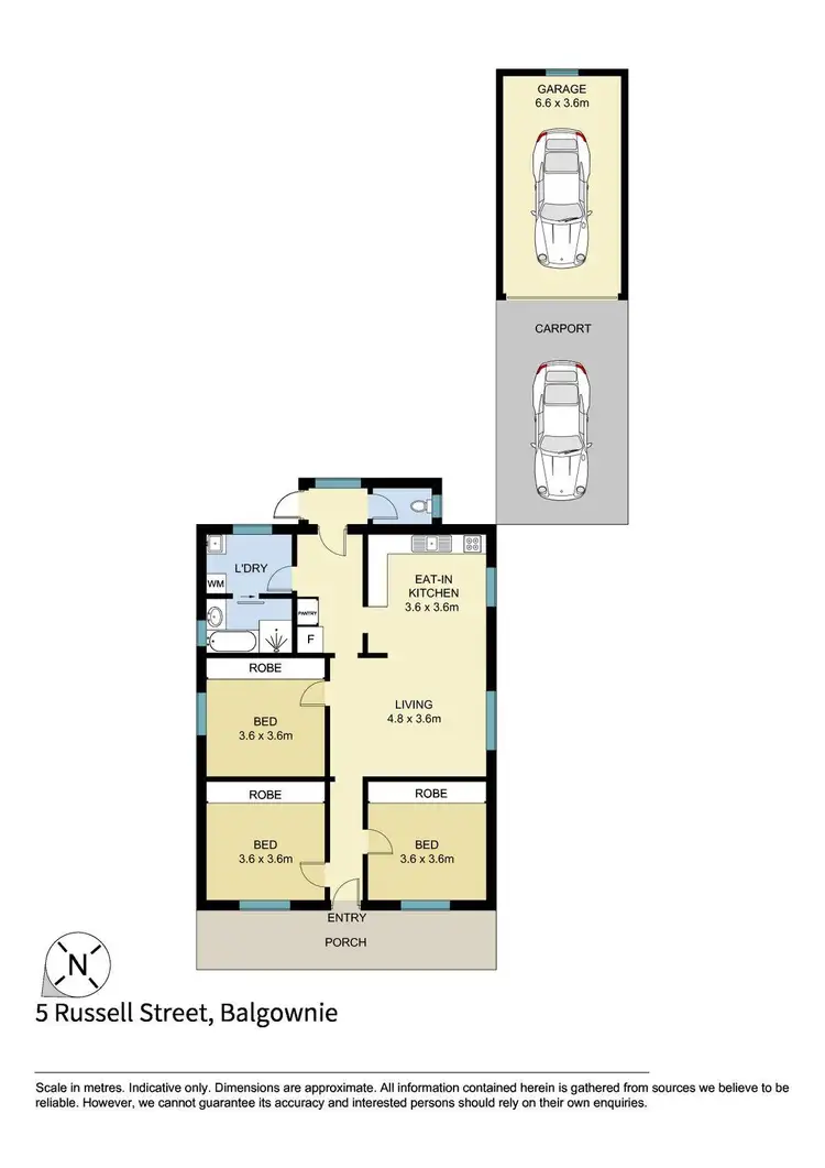 Floorplan of Homely house listing, 5 Russell Street, Balgownie NSW 2519