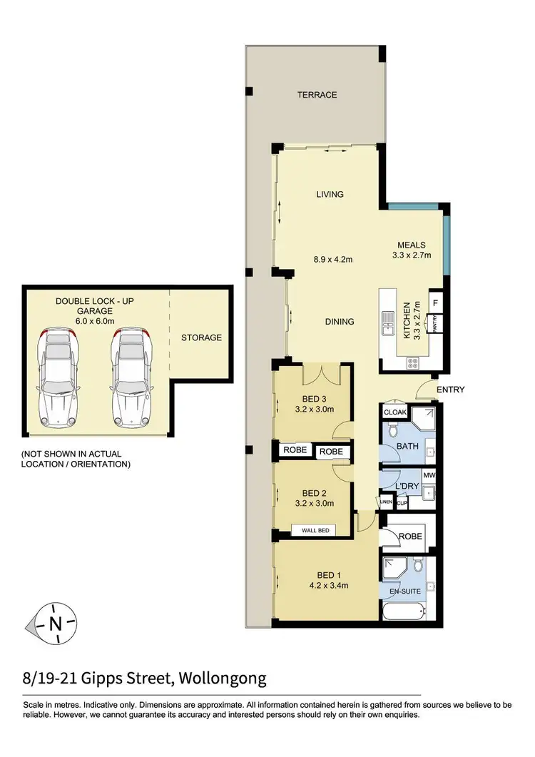 Floorplan of Homely apartment listing, 8/19-21 Gipps Street, Wollongong NSW 2500