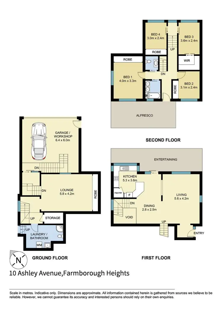 Floorplan of Homely house listing, 10 Ashley Avenue, Farmborough Heights NSW 2526