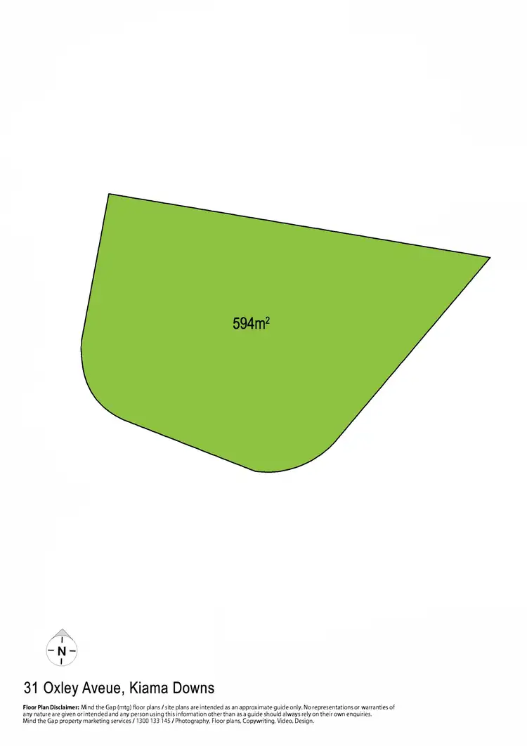 Floorplan of Homely land listing, 31 Oxley Avenue, Kiama Downs NSW 2533