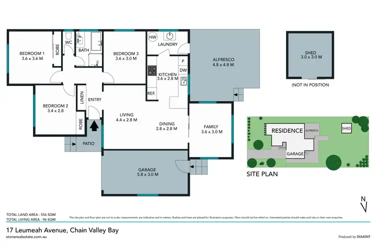 Floorplan of Homely house listing, 17 Leumeah Avenue, Chain Valley Bay NSW 2259