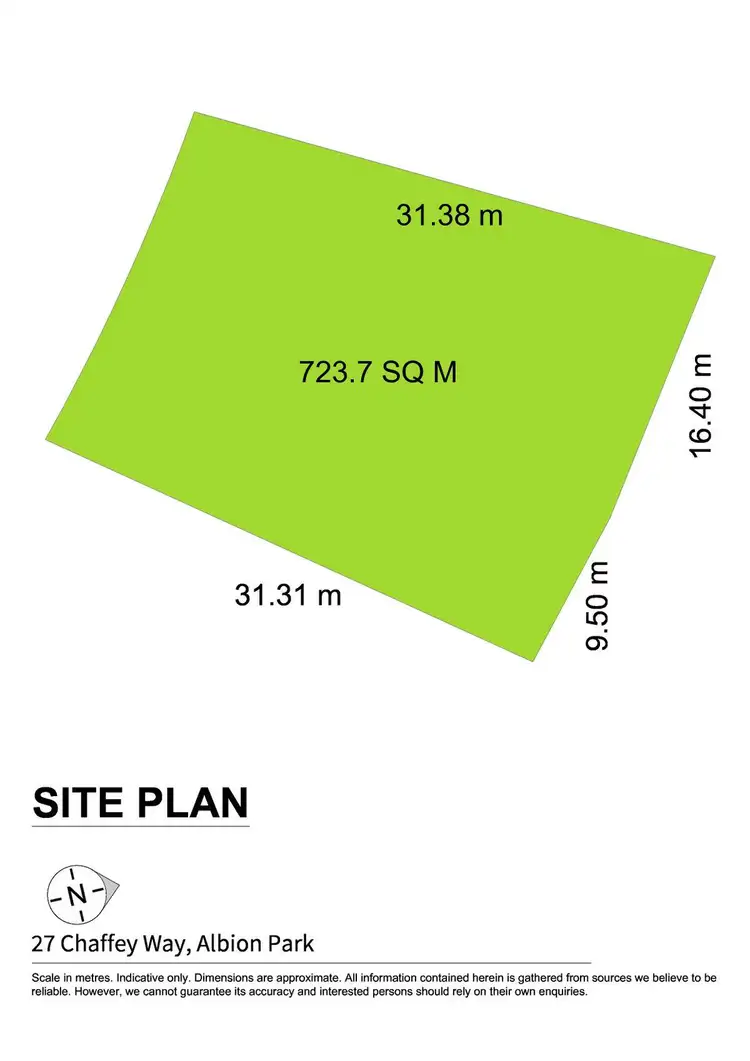 Floorplan of Homely land listing, 27 Chaffey Way, Albion Park NSW 2527