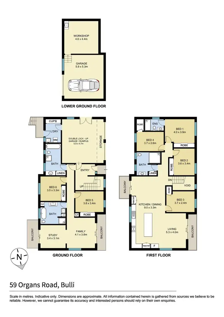 Floorplan of Homely house listing, 59 Organs Road, Bulli NSW 2516