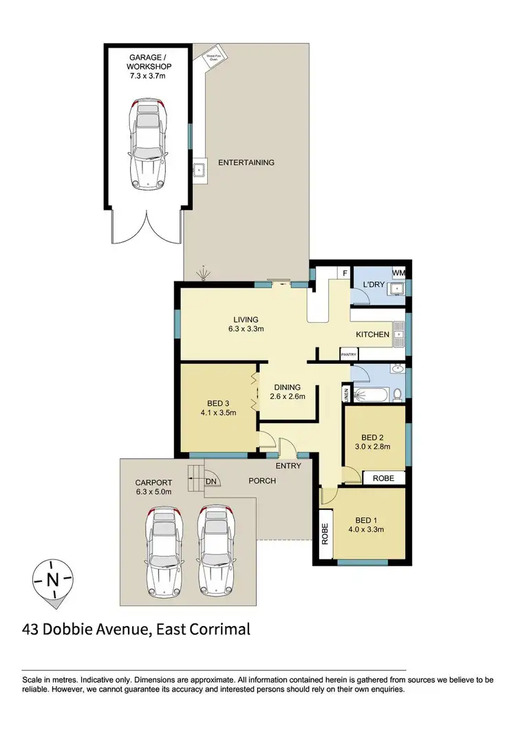 Floorplan of Homely house listing, 43 Dobbie Avenue, East Corrimal NSW 2518