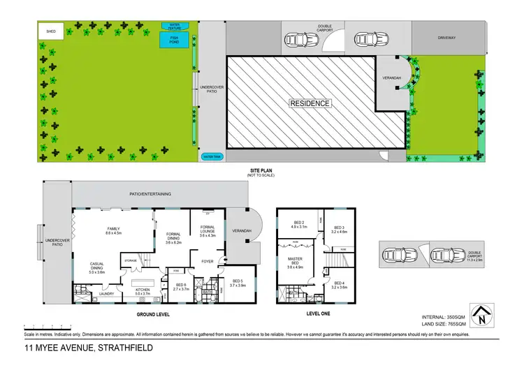 Floorplan of Homely house listing, 11 Myee Avenue, Strathfield NSW 2135