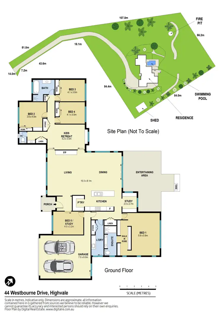 Floorplan of Homely house listing, 44 Westbourne Drive, Highvale QLD 4520