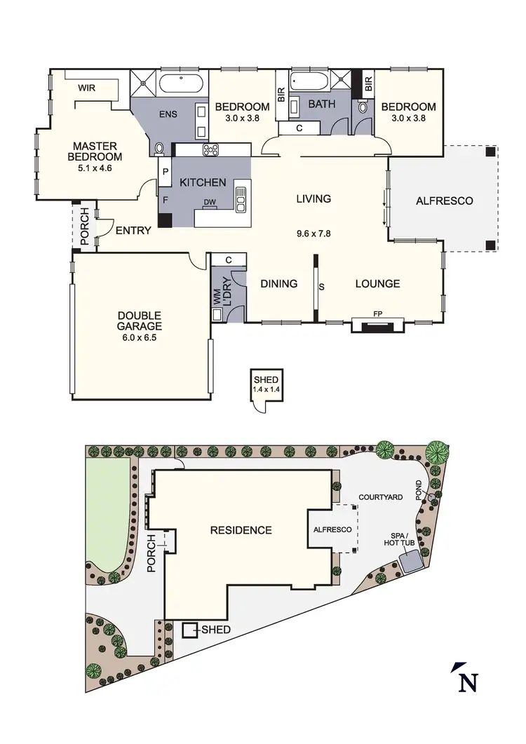 Floorplan of Homely house listing, 31 Maddingley Road, Attwood VIC 3049