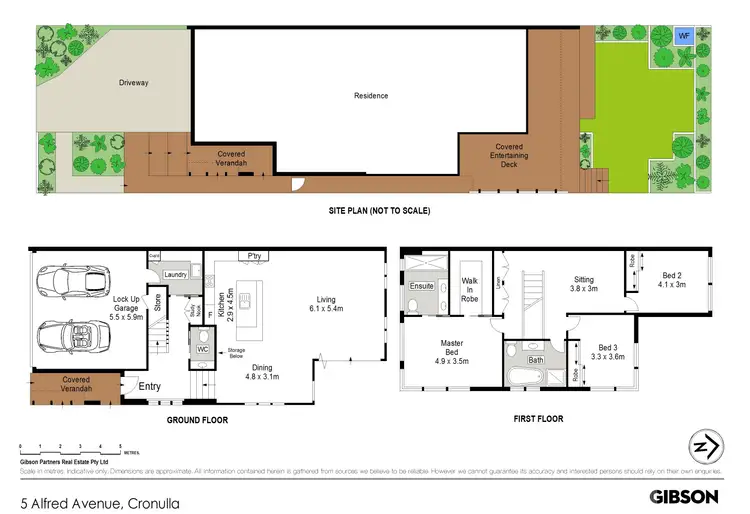 Floorplan of Homely house listing, 5 Alfred Avenue, Cronulla NSW 2230
