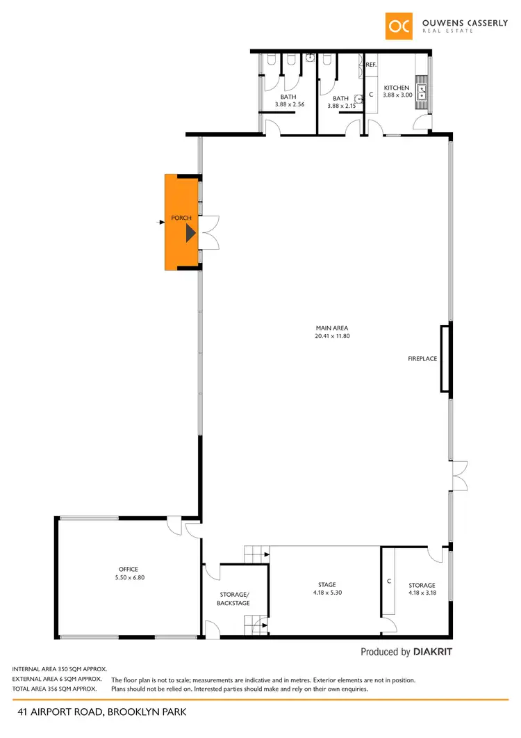 Floorplan of Homely house listing, 41 Airport Road, Brooklyn Park SA 5032