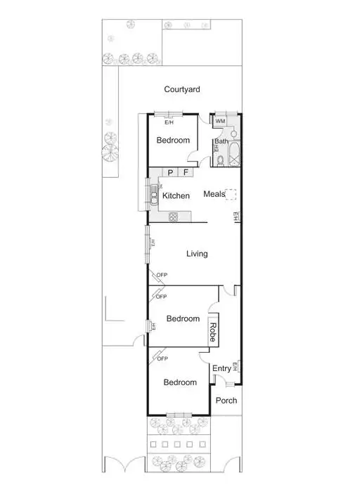 Floorplan of Homely house listing, 72 Octavia Street, St Kilda VIC 3182