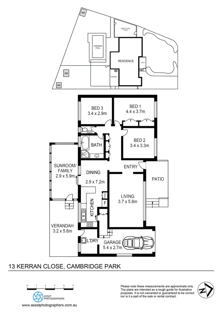 Floorplan of Homely house listing, 13 Kerran Close, Cambridge Park NSW 2747