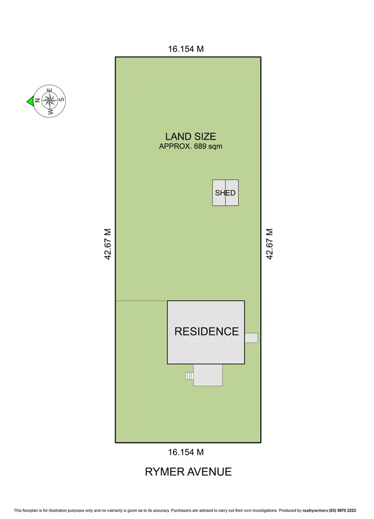 Floorplan of Homely land listing, 118 Rymer Avenue, Safety Beach VIC 3936