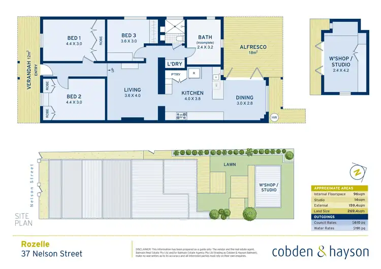 Floorplan of Homely house listing, 37 Nelson Street, Rozelle NSW 2039