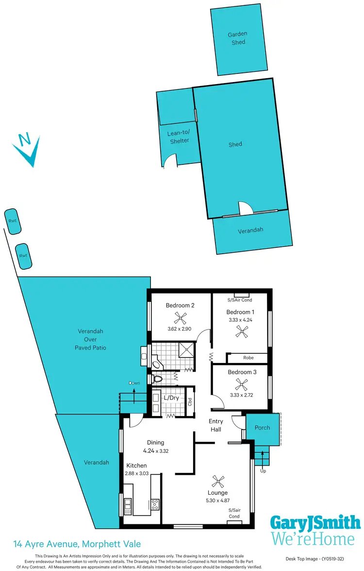 Floorplan of Homely house listing, 14 Ayre Street, Morphett Vale SA 5162