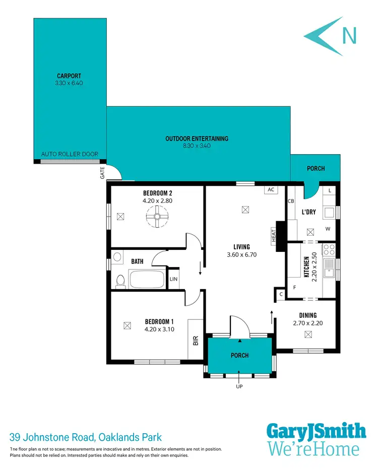 Floorplan of Homely house listing, 39 Johnstone Road, Oaklands Park SA 5046