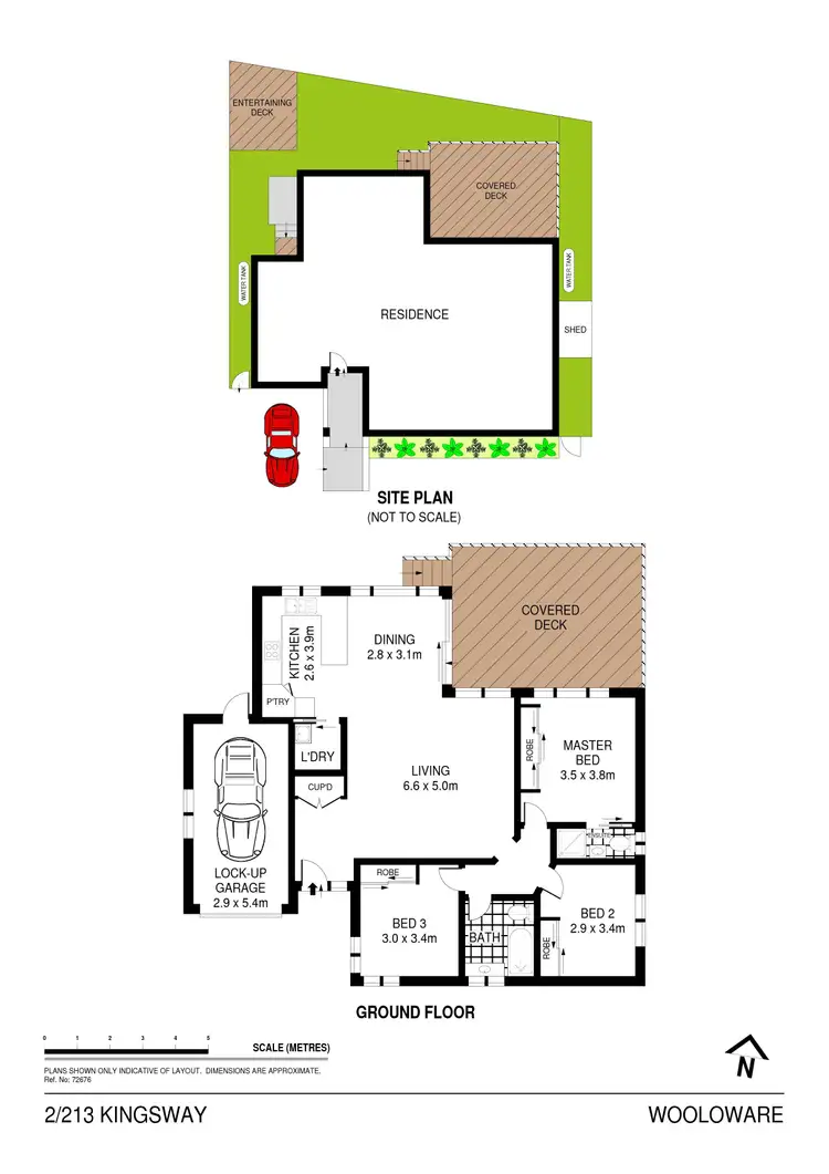 Floorplan of Homely villa listing, 2/213 Kingsway, Woolooware NSW 2230