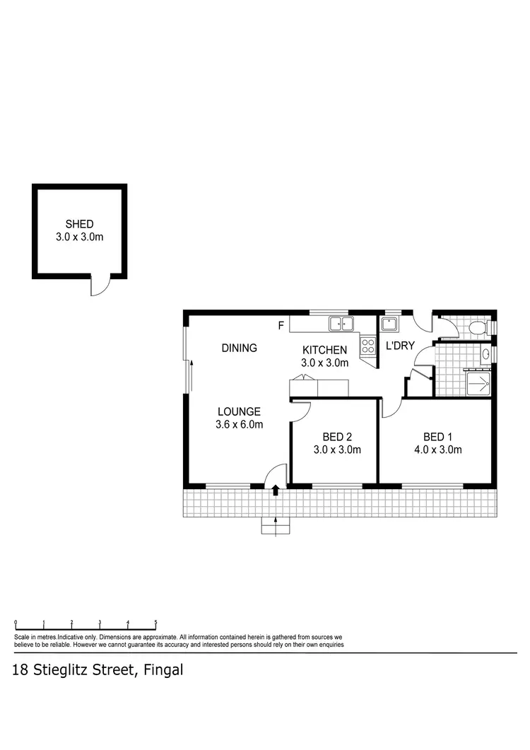Floorplan of Homely house listing, 18-20 Stieglitz Street, Fingal TAS 7214