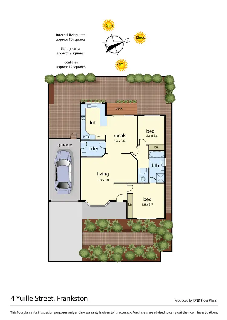 Floorplan of Homely unit listing, 4 Yuille Street, Frankston VIC 3199