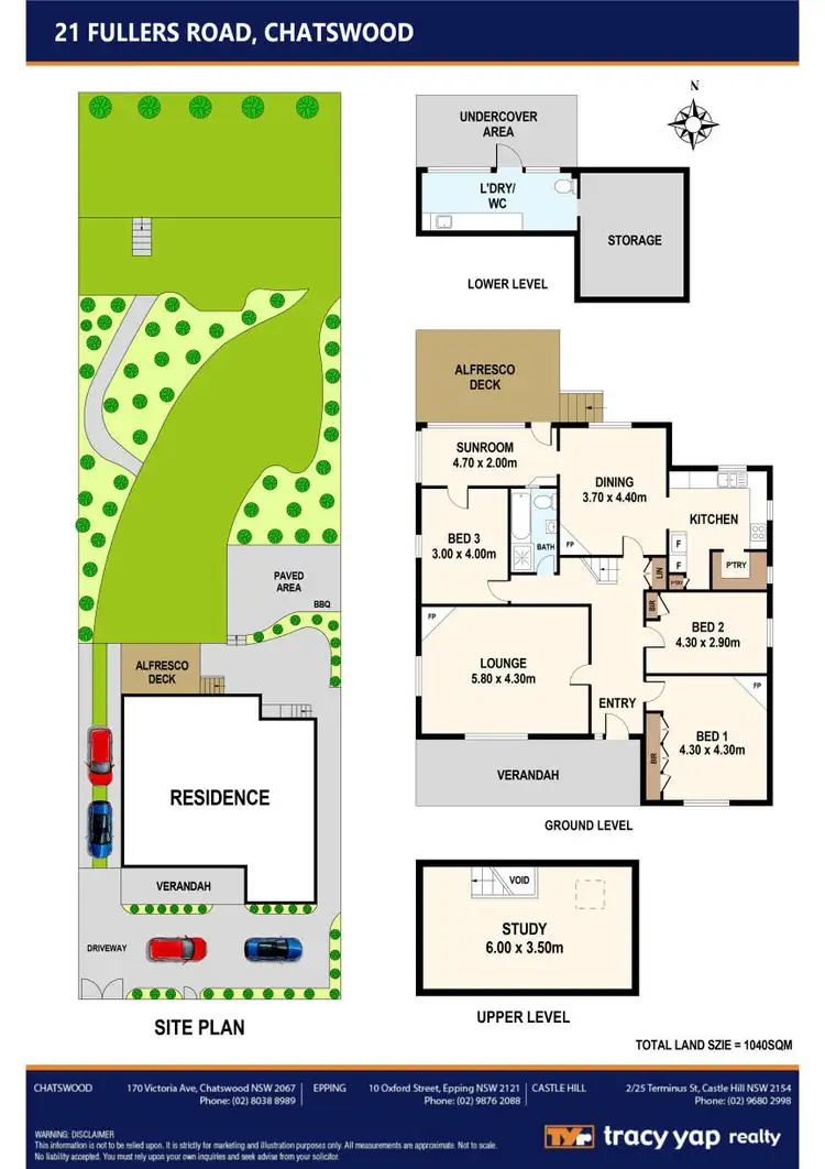 Floorplan of Homely house listing, 21 Fullers Road, Chatswood NSW 2067