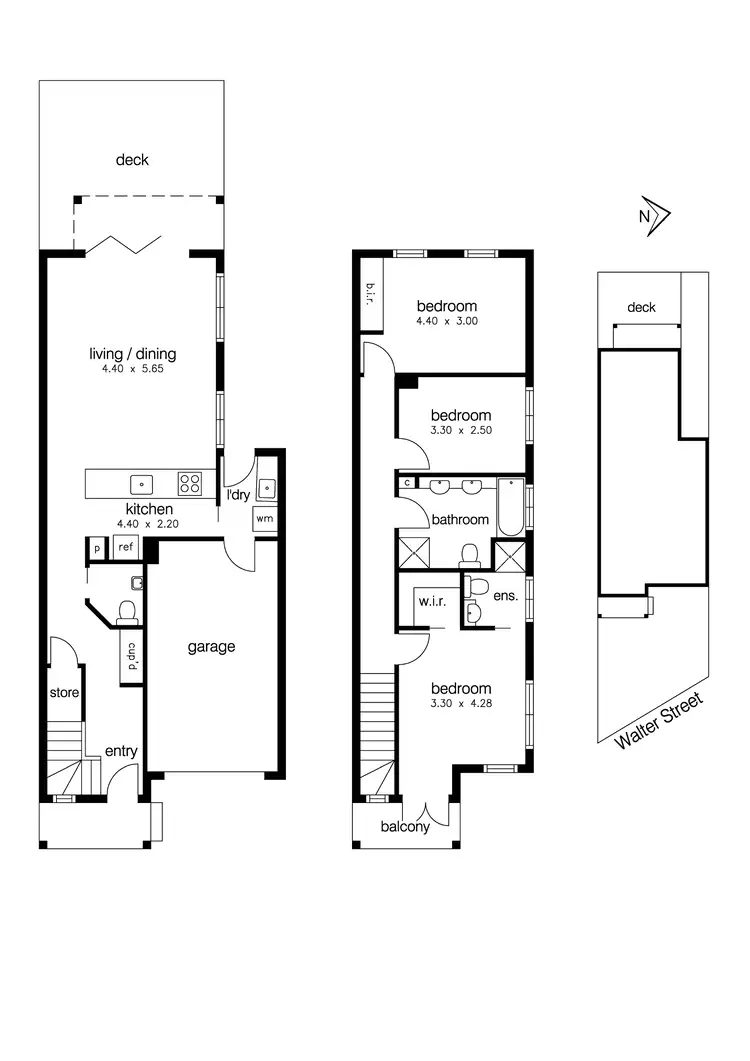 Floorplan of Homely townhouse listing, 37a Walter Street, Williamstown VIC 3016