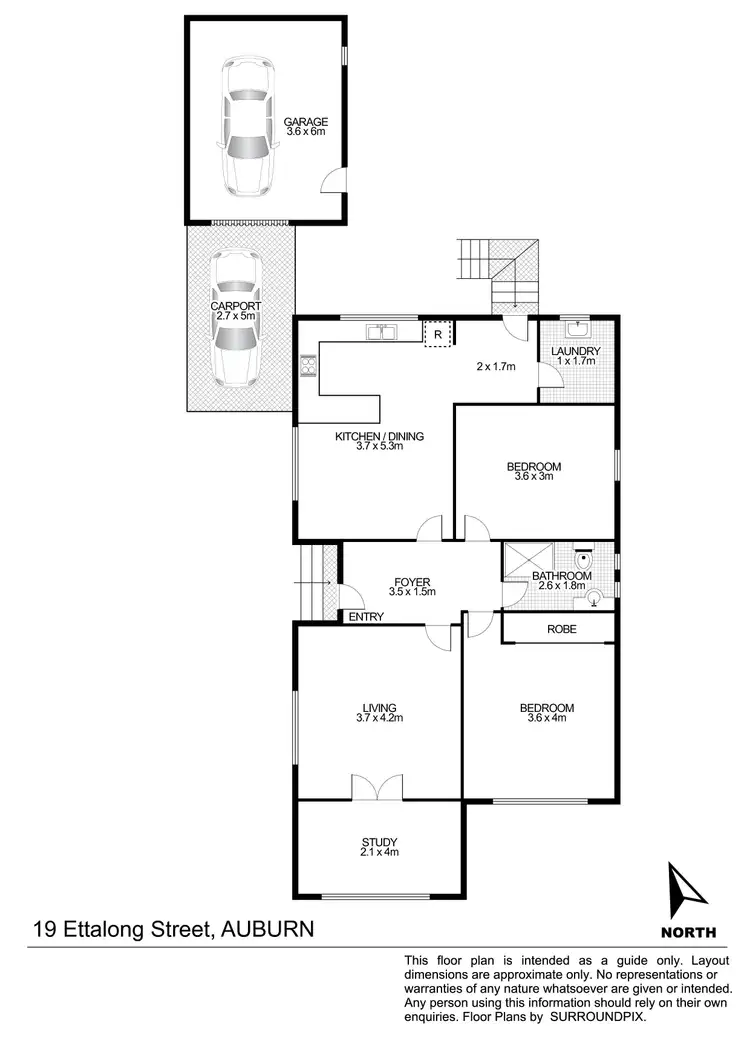 Floorplan of Homely house listing, 19 Ettalong Street, Auburn NSW 2144