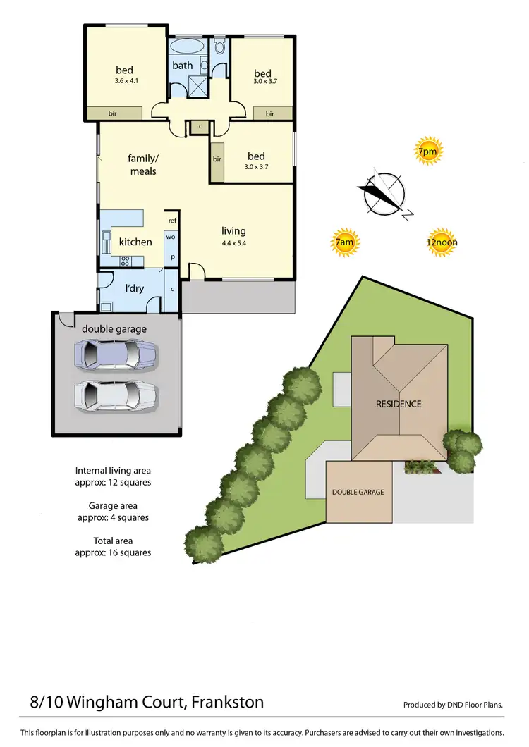 Floorplan of Homely unit listing, 8/10 Wingham Court, Frankston VIC 3199