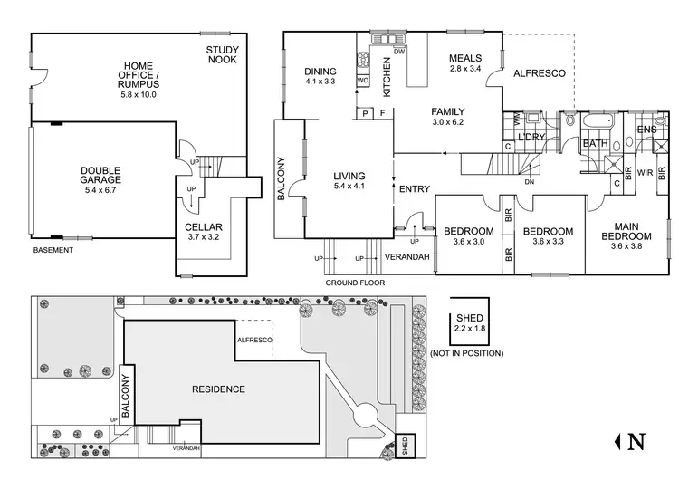 Floorplan of Homely house listing, 34 Victoria Street, Bulleen VIC 3105