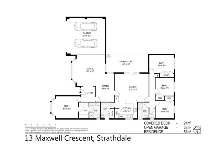 Floorplan of Homely house listing, 13 Maxwell Crescent, Strathdale VIC 3550