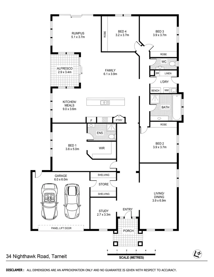 Floorplan of Homely house listing, 34 Nighthawk Road, Tarneit VIC 3029