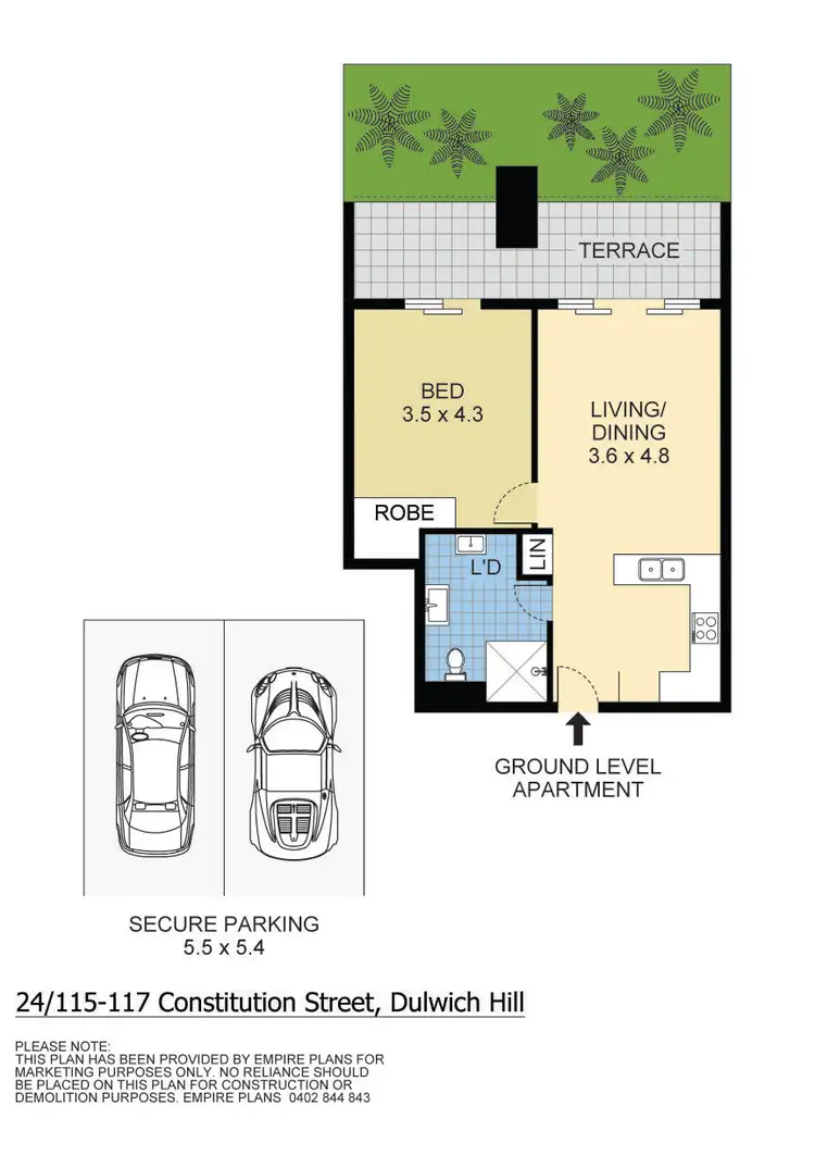 Floorplan of Homely apartment listing, 24/115-117 Constitution Road, Dulwich Hill NSW 2203